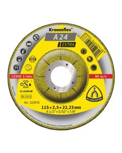 A 24 Extra диск за  рязане на  метал 115 x 2.5 x 22.23  мм. 