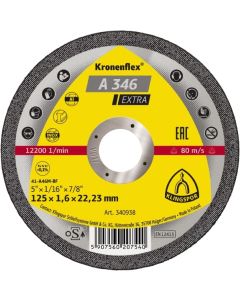 A 346 Extra  диск за   рязане на   неръжд. стомана  - нов артикул 115 x 1.6 x 22.23 мм. 