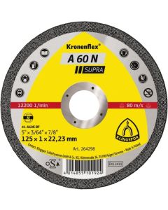 A 60 N Supra  диск  за   рязане на  алуминий   115 x 1 x 22.23   мм. 