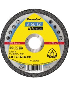A 60 TZ Special диск за рязане на неръждаема стомана и цветни метали  115 x 1 x 22.23   мм. 