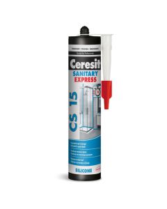 Ceresit CS 15 Express Санитарен силикон прозрачен 280 мл.